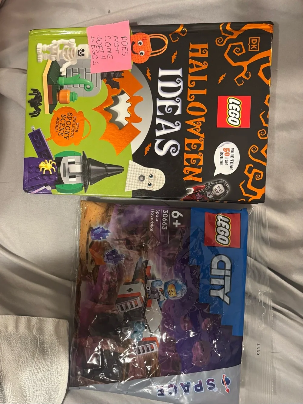 LEGO Halloween Ideas & LEGO City Space Hoverbike - LEGO Kids Toys, Orange/Blue